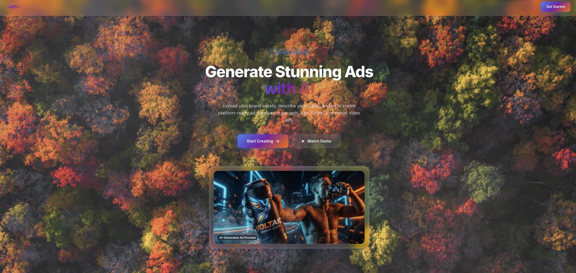 AdGen product preview
